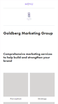 Mobile Screenshot of goldbergmarketinggroup.com